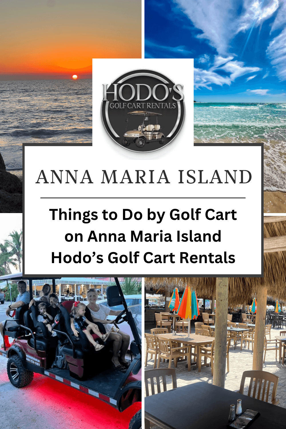 Things to Do by Golf Cart on Anna Maria Island