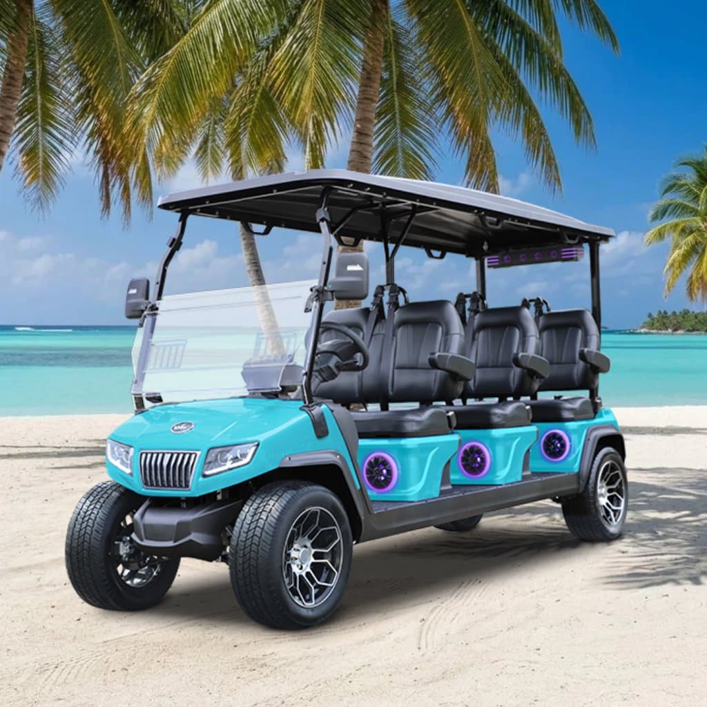 VIP Collection - Color Sky Blue golf cart rental